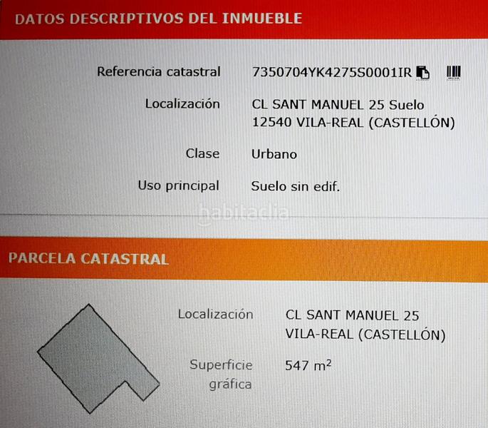 Foto 7ca731d6-53e7-4949-afd4-eef9f543346c. Terreno residenziale in Avenida Alemania-Italia Villarreal / Vila - real