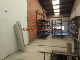 Lloguer Nau industrial a La Pedrera-Vessanes. Nave industrial con gran escaparate en la entrada de dénia – máx
