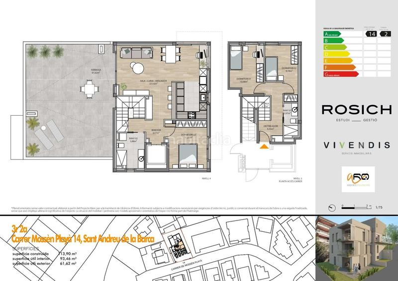 Foto eca35d6d-173a-48df-b35b-3c24b1126df6. Piso en calle del mossèn playa 14 nueva obra en proceso lista para 2026! en Sant Andreu de la Barca