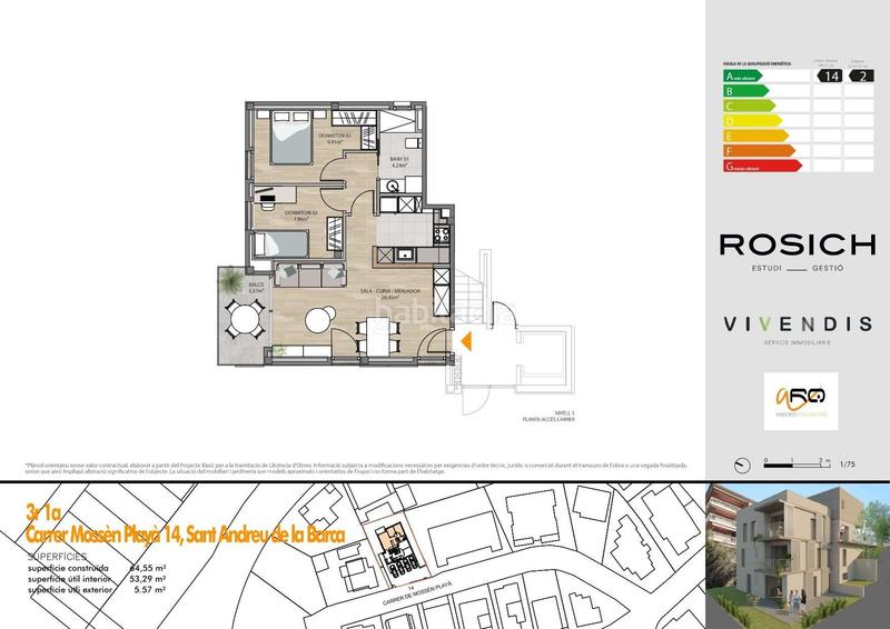 Foto 70bd6ef1-7e09-4ece-9b67-103068f93977. Piso en calle del mossèn playa 14 obra nueva, ultimo atico con terraza! en Sant Andreu de la Barca