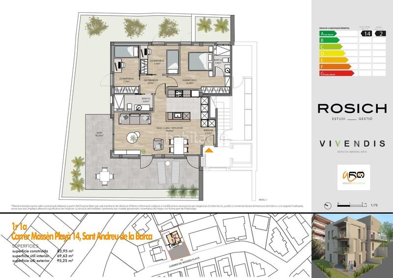 Foto 884dcd46-e1f7-4feb-9b39-9059f75848fc. Piso en calle del mossèn playa 14 obra nueva, ultimo atico con terraza! en Sant Andreu de la Barca