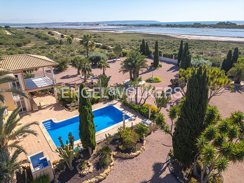 Foto 6be1f28a-6695-4f9a-9ed0-852639d6a155. Xalet amb calefacció aparcament piscina a La Marina Elche / Elx