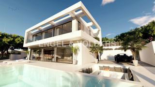 Xalet a Pueblo Acantilado-Lanuza. Prestigiosa villa con fabulosas vistas al mar de nueva construcc