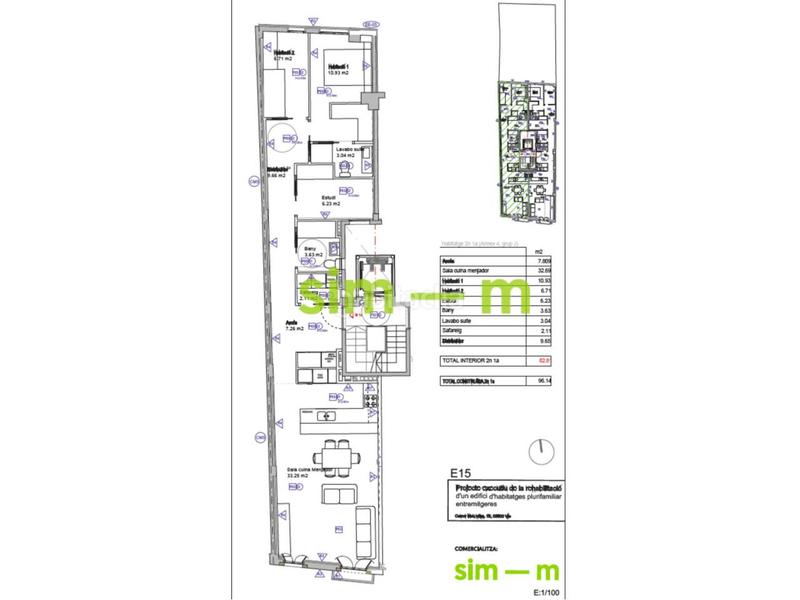 Foto e5a2de7c-9fde-4d61-8475-d8c921e5bc21. Piso en nou 15 piso en venta zona centro en Nord Vic