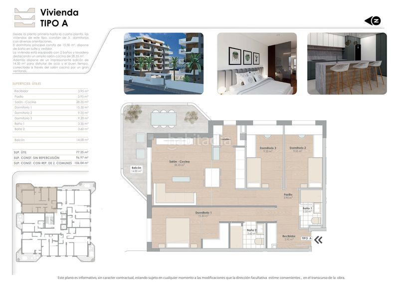 Foto 1855ee07-cb93-4ded-9fc9-217e46bee467. Àtic 111m<sup>2</sup> amb aparcament piscina a Zarandona Murcia