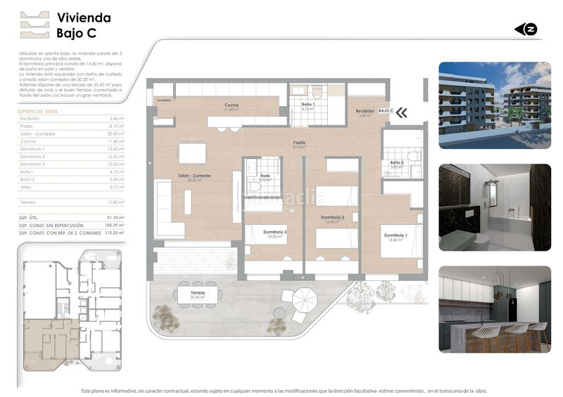 Foto 3782016c-3aa8-47a2-ba09-70b90914562c. Àtic 111m<sup>2</sup> amb aparcament piscina a Zarandona Murcia