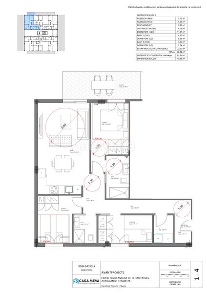 Foto e24a6df9-a179-4480-b415-6f6451104df4. Flat in carrer de la font 1d in Sant Joan - Vilarromà Palamós