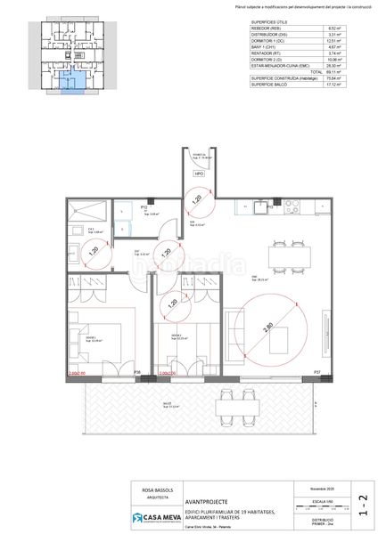 Foto f95081ae-4b41-4d99-9477-4a0e0df9d463. Flat in carrer de la font 1d in Sant Joan - Vilarromà Palamós