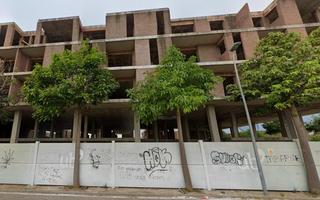 Edifici a Centre. Edificio en construcción en el vendrell tarragona