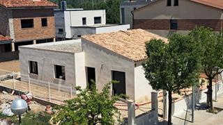 Xalet a Pla del Penedès (El). Casa unifamiliar en construcción en el corazón del pla del pened