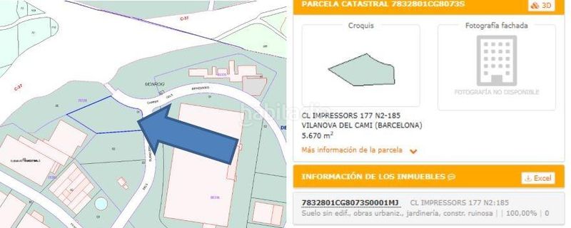 Foto 497446fb-9e48-4270-a2fe-ea8ec5dd8794. Area edificabile industriale in Vilanova del Camí