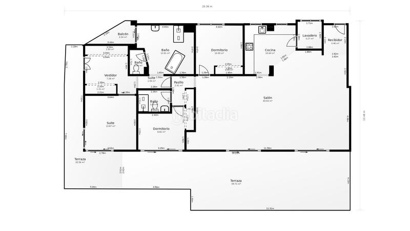 Foto 1696cb23-319d-4f49-a0d8-4d351e402b03. Etagenwohnung mit heizung parking pool in Centro-El Castillo Sagunt