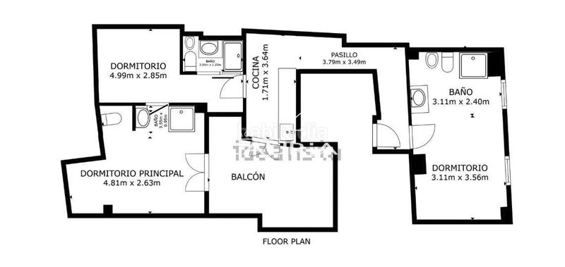 Piso inversion en centro con terraza interior en Valencia - Imagen 23