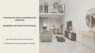 Casa en Zona Hospital. Vivenda de nova construcció a amposta  modern loft molt funciona