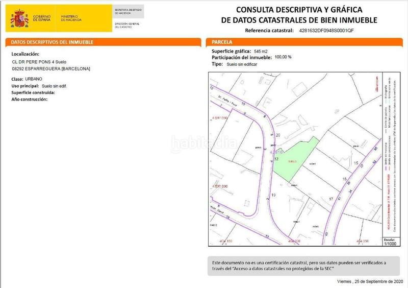 Foto efdc1f96-bc31-4f88-8016-58b542292a74. Terrain résidentiel dans Can Rial Esparreguera