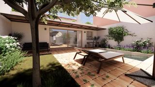 Casa a Meliana. Vivienda en construcción en meliana con piscina, terraza y diseñ