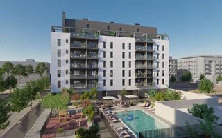 Appartement à Alcácer. Piso de 1 dormitorio a estrenar con piscina y terraza en albal