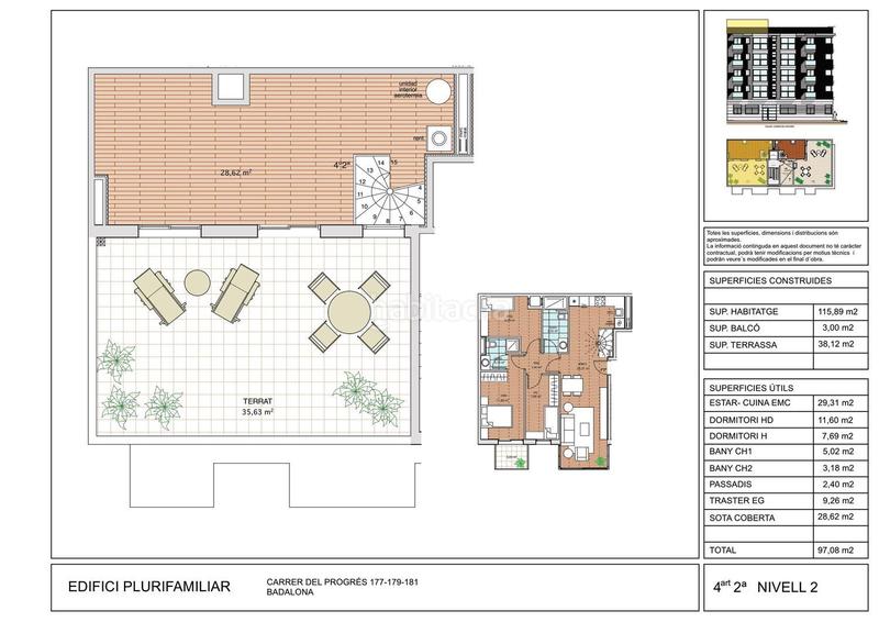 Foto d2842291-a636-47df-b791-0099a0bcda5e. Duplex in carrer del progrés 179 in Progrés - Pep Ventura Badalona