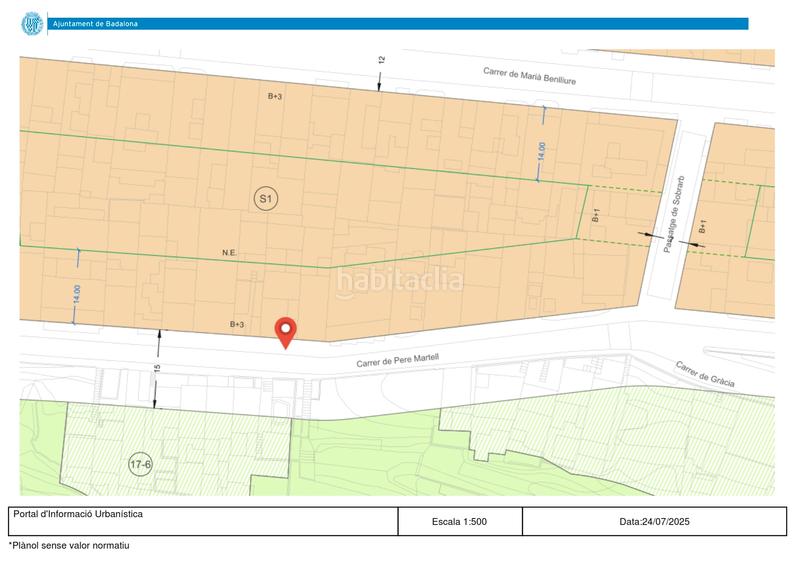 Foto ccf77392-d9ea-4d64-871a-aabb1cf50dd7. Terreny residencial a carrer de pere martell 42 a Badalona