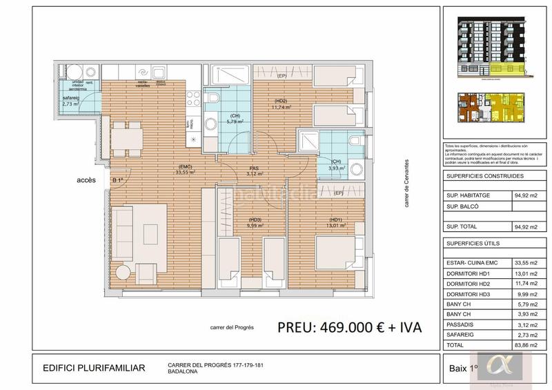 Foto ea277d16-6f07-4347-a4bb-c7c981521708. Etagenwohnung in progres 179 in Progrés - Pep Ventura Badalona