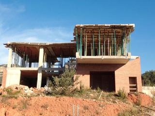 Casa a Bigues i Riells. Casa en construcción