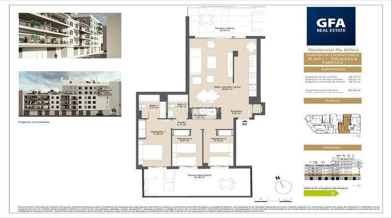 Foto 8611967a-1fbb-4377-9290-6924741a665e. Appartamento con parcheggio in Hospital - Plaza del Real Castellón de la Plana