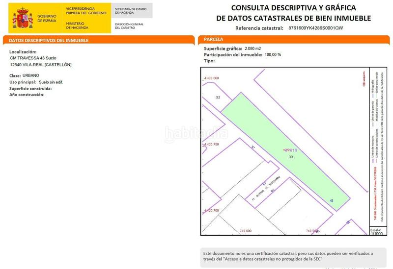 Foto 64ad9e15-7393-4486-b039-60be146f4385. Terreno residencial en Centro Villarreal / Vila - real