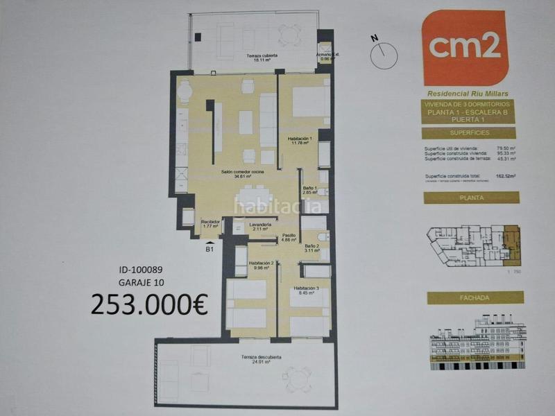 Foto 594bb1b4-530b-4c07-a2f8-58821f11ddcf. Flat with parking in Hospital - Plaza del Real Castellón de la Plana