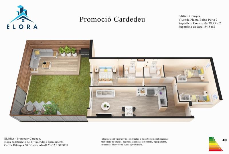 Foto 02197ae7-3d11-47ad-b46c-cf15724491b1. Location rez-de-chaussée avec chauffage parking dans Cardedeu