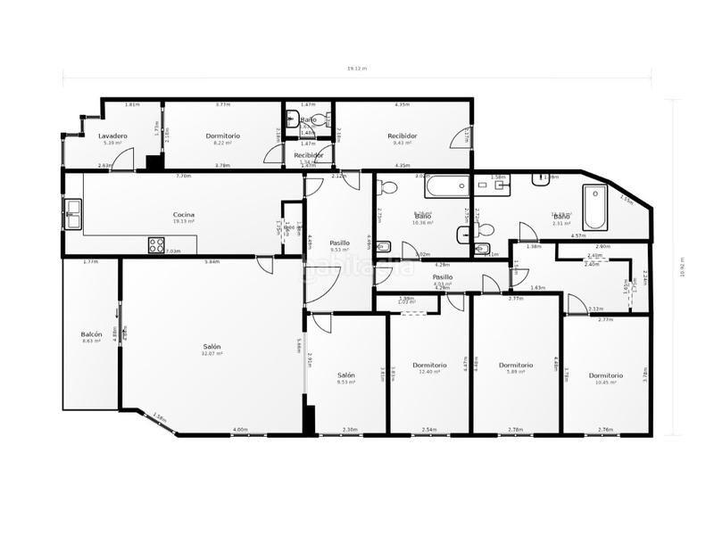Foto c30a7b77-c7d0-4cba-8f48-e8d183335399. Appartamento con riscaldamento parcheggio in Centro Almazora / Almassora