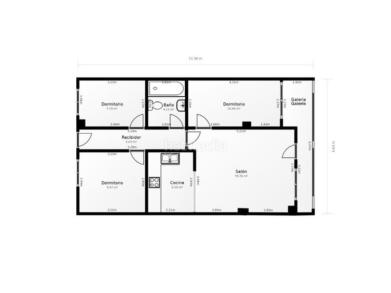 Foto e03deb9b-baa4-4fa3-b511-5f0f0d3e141c. Piso  de tres habitaciones en el Pueblo de benicassim con pequeña terraza en Benicasim / Benicàssim