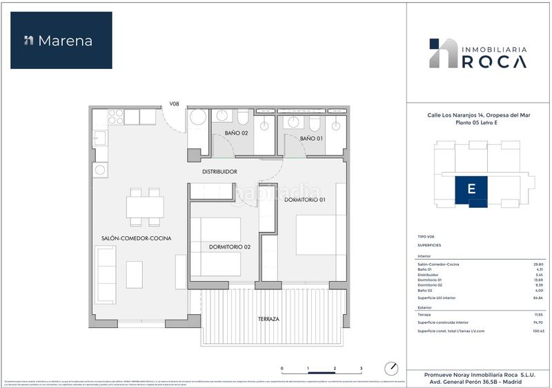 Foto 0d257272-1278-40a9-b706-76cad2aa4fdc. Appartement 104m<sup>2</sup> in calle los naranjos 14 in Playa de la Concha Oropesa del Mar