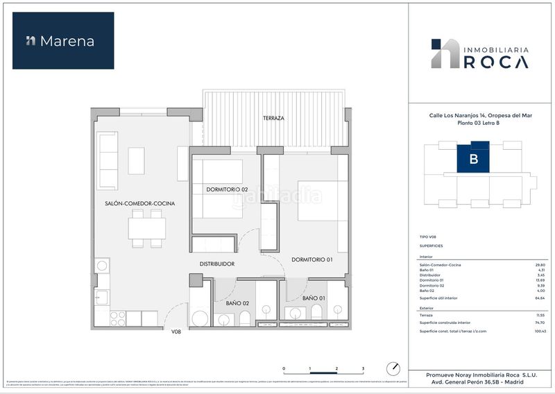 Foto 32f1faba-6d06-477a-99c3-93512b169822. Appartement 104m<sup>2</sup> in calle los naranjos 14 in Playa de la Concha Oropesa del Mar