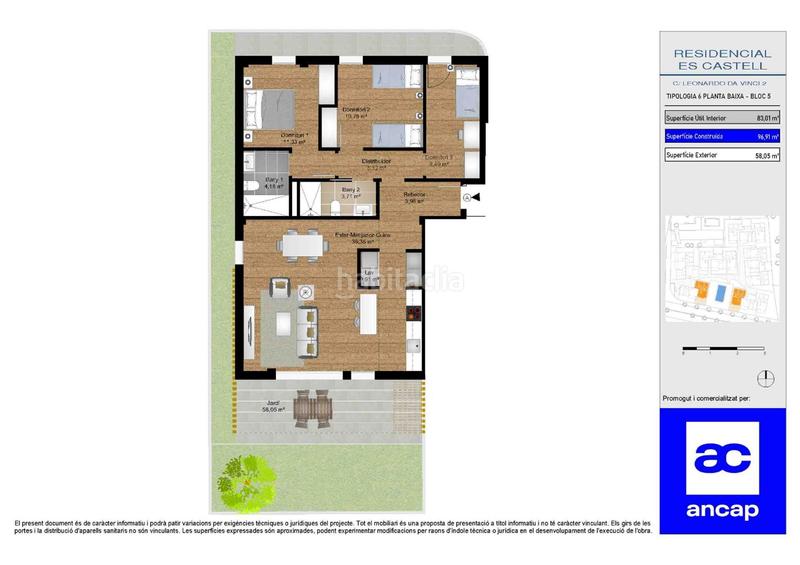 Foto 59c0be29-7a8f-4acd-a340-f3dea8d1756b. Ground floor 97m<sup>2</sup> in carrer leonardo da vinci 2 in Vilafortuny Cambrils