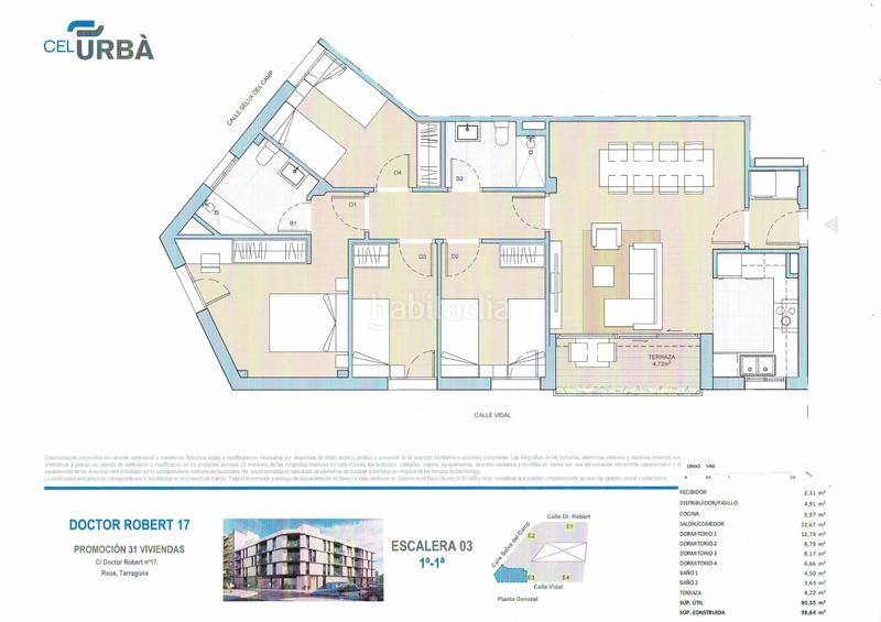 Foto 5c5dfe4e-88aa-43de-aed5-2ff01d1444fe. Appartamento 99m<sup>2</sup> in Centre Reus