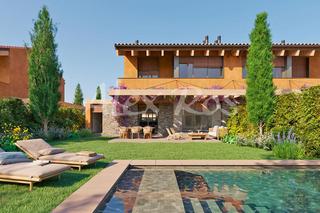 Casa  Sector spu1. Casa con jardín y piscina privada a 5 km del golf platja de pals