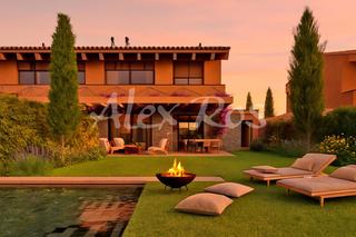 Casa  Sector spu1. Casa con jardín y piscina privada a 5 km del golf platja de pals