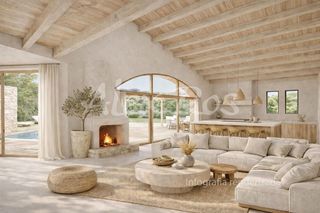 House  De baix. Espectacular casa en masos de pals