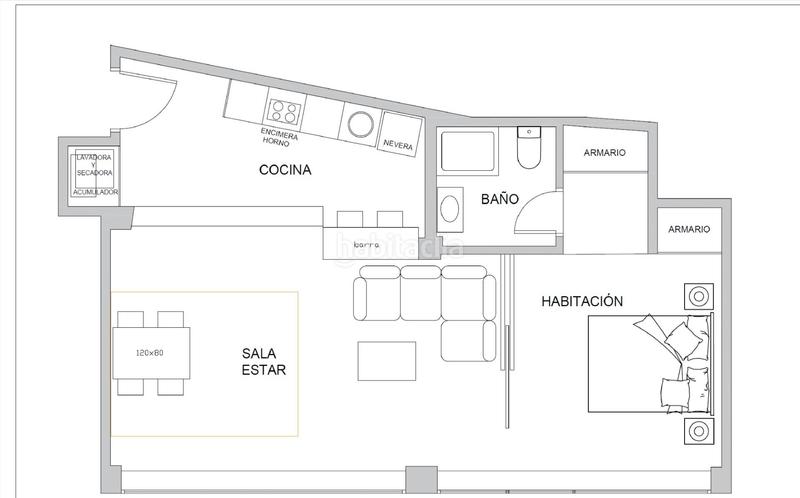 Foto 2eaa8e18-74a4-4d54-a6a3-63492b024c68. Etagenwohnung in Putget - Farró Barcelona