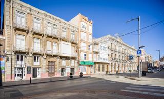 Édifice à La Unión. Edificio historico en pleno centro de la union