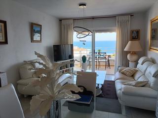 Etagenwohnung in Carretera canyelles 2. Magnifico apartemento con vista mar en la zona del far de rosas