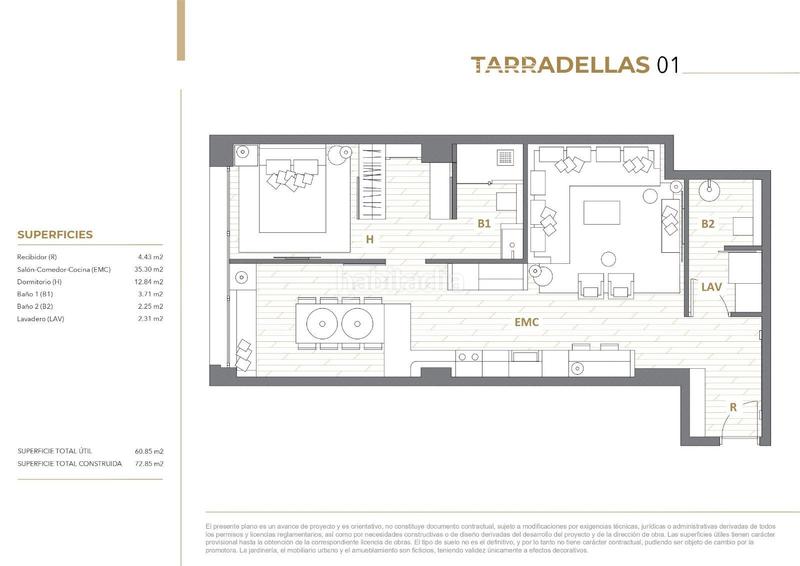 Foto 2c266974-ca70-44cb-a6e4-9395a15c45dc. Flat with heating in La Nova Esquerra de l´Eixample Barcelona