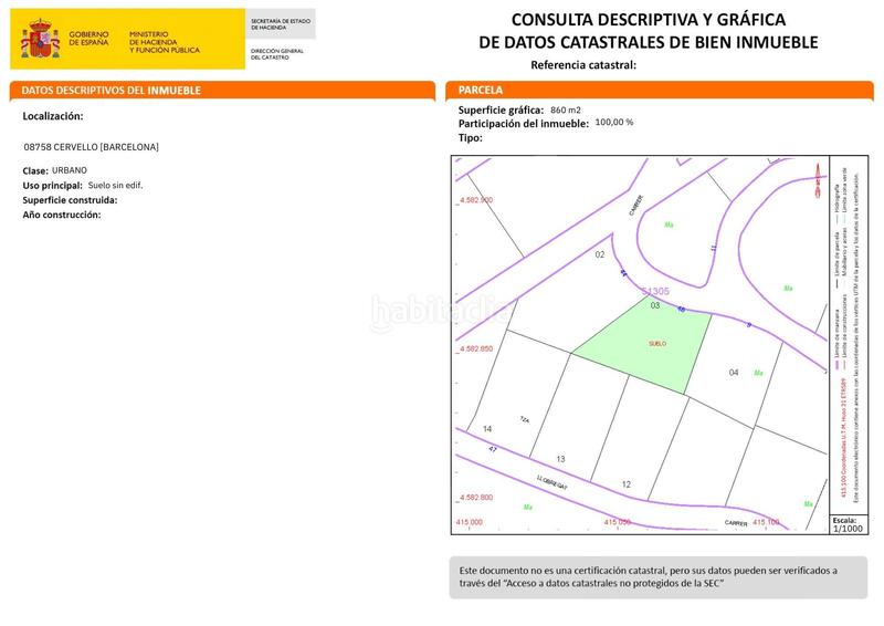 Foto 8659bfa5-40dc-4dab-bfe9-dcecb5765a70. Wohngrundstück in Cervelló