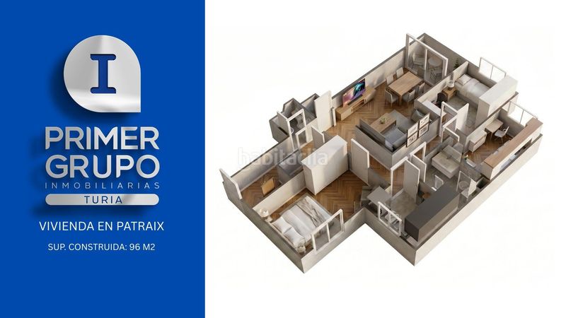 Foto 28555781-ca99-4813-a64e-3a69196ce693. Piso amplio piso en el barrio de patraix en Vara de Quart Valencia