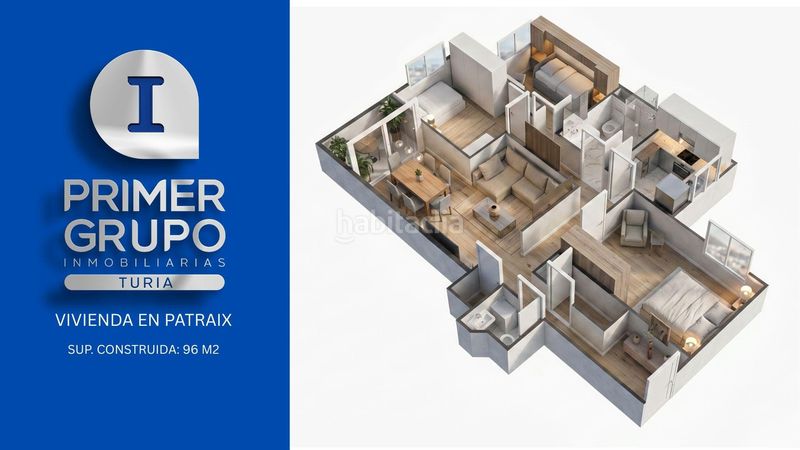 Foto b5e5d90a-cb50-4841-9879-bacb62907119. Piso amplio piso en el barrio de patraix en Vara de Quart Valencia