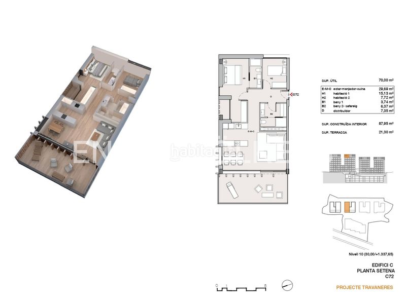Foto ebaefb48-2b4b-49d5-b6d6-bef2ec1e20fd. Pis 88m<sup>2</sup> amb aparcament a Els Cortals Encamp