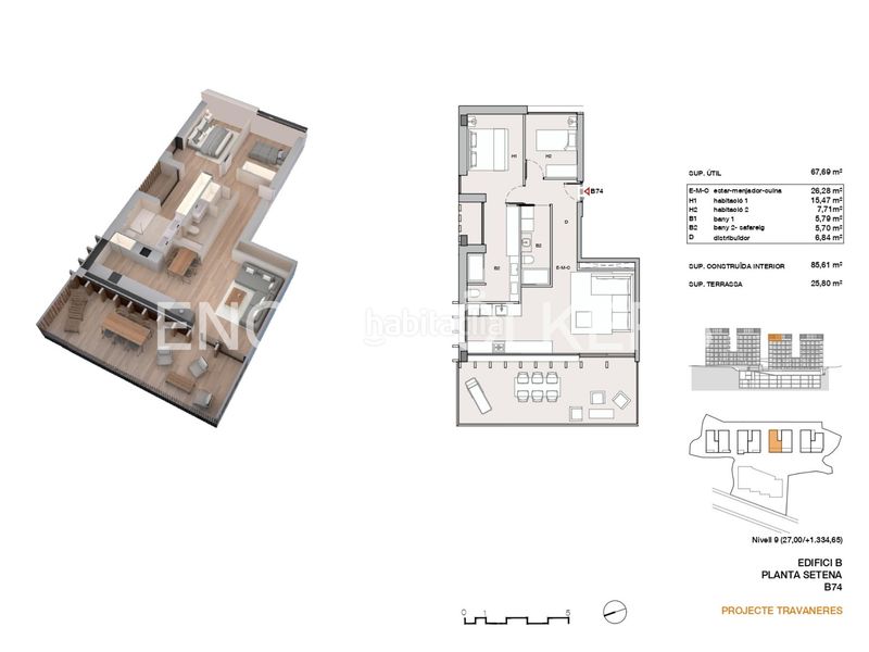 Foto a57a1fc7-8622-4128-bf75-640e1f829e25. Pis 102m<sup>2</sup> amb aparcament a Els Cortals Encamp