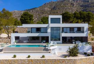 Haus en Altea la Vella. Chalet nueva construccin a estrenar con  vistas al mar