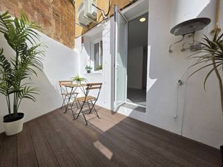 Pis  Calle alexandre galí. Impecable vivienda en planta baja con terraza y 2 dormitorios do