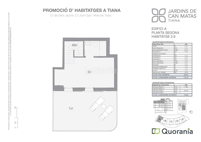 Foto ef86deec-3ba9-485b-b3d7-470ce3fdc9aa. Àtic 115m<sup>2</sup> amb calefacció piscina a Tiana